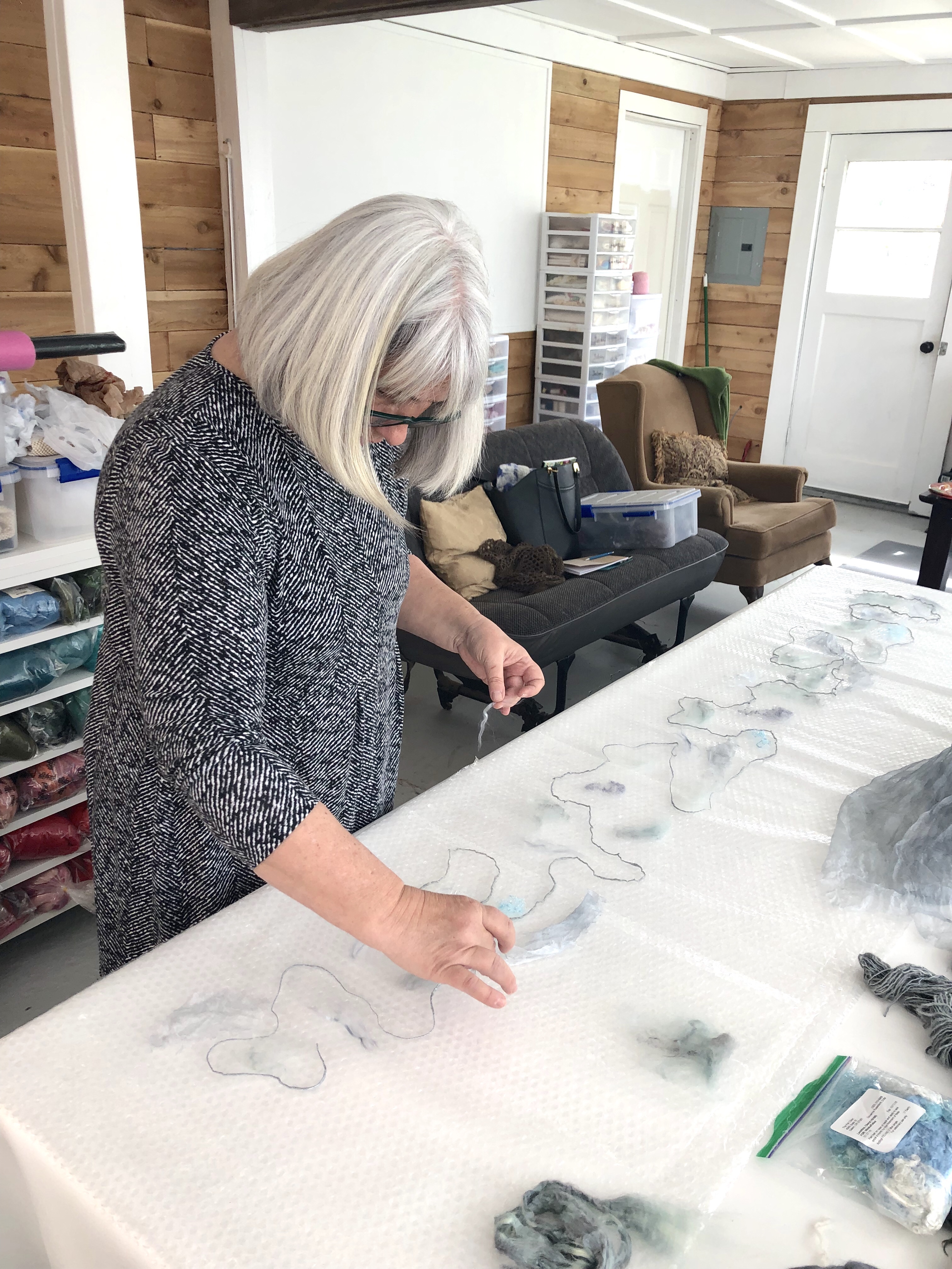 First workshop in the new studio.